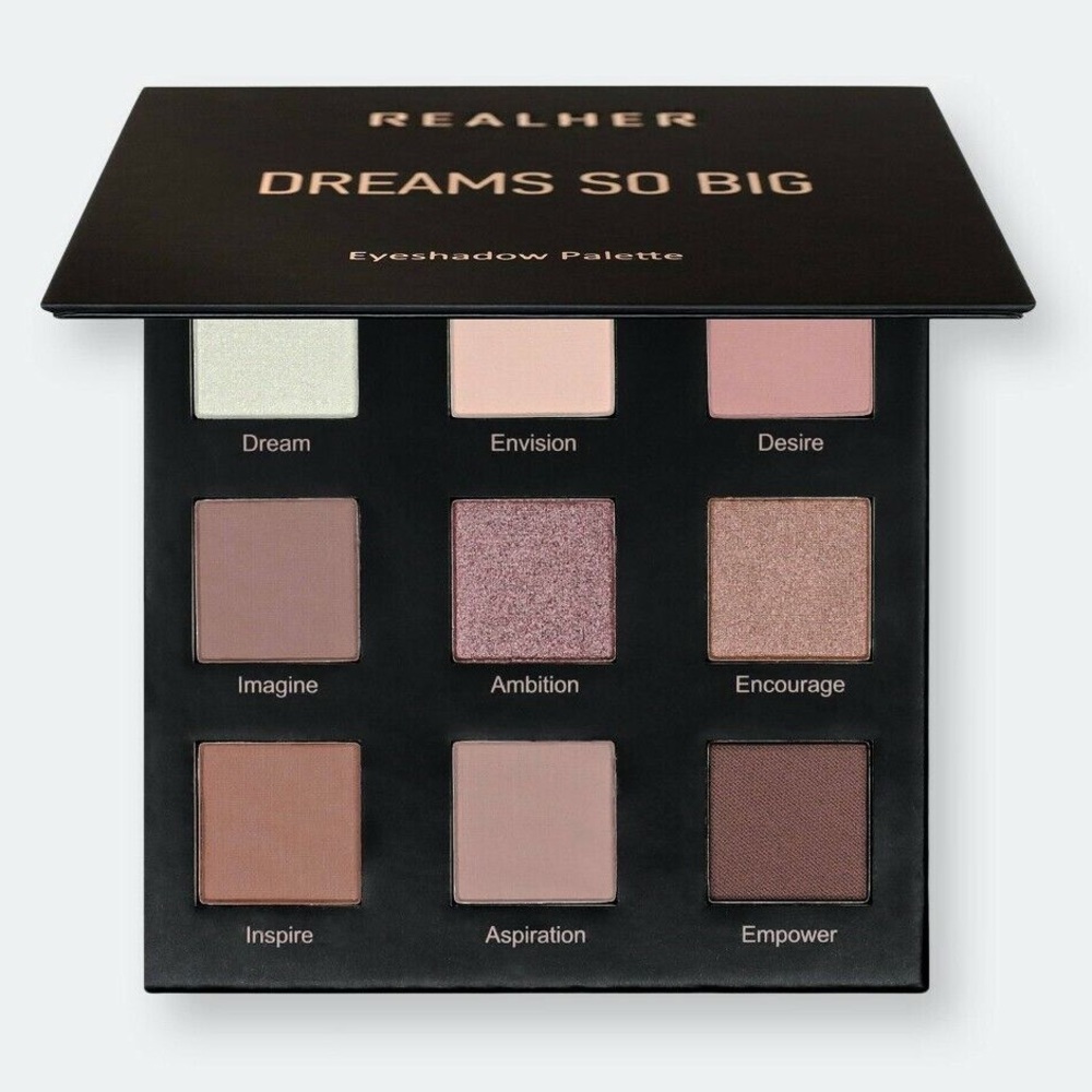 REALHER DREAMS SO BIG Eyeshadow Palette New in Box